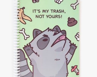 LG It's My Trash Not Yours Raccoon Reusable Sticker Book
