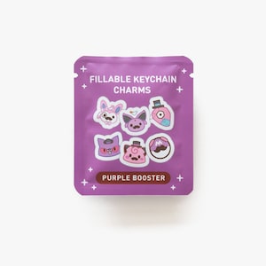Gentlemon Fillable Keychain Charms Blind Booster Packs - Etsy