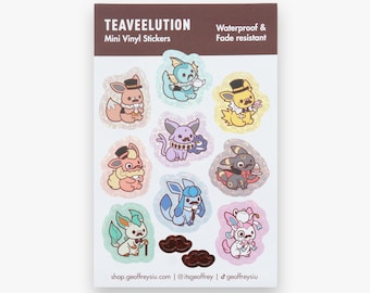 Teaveelution Mini Vinyl Sticker Sheet
