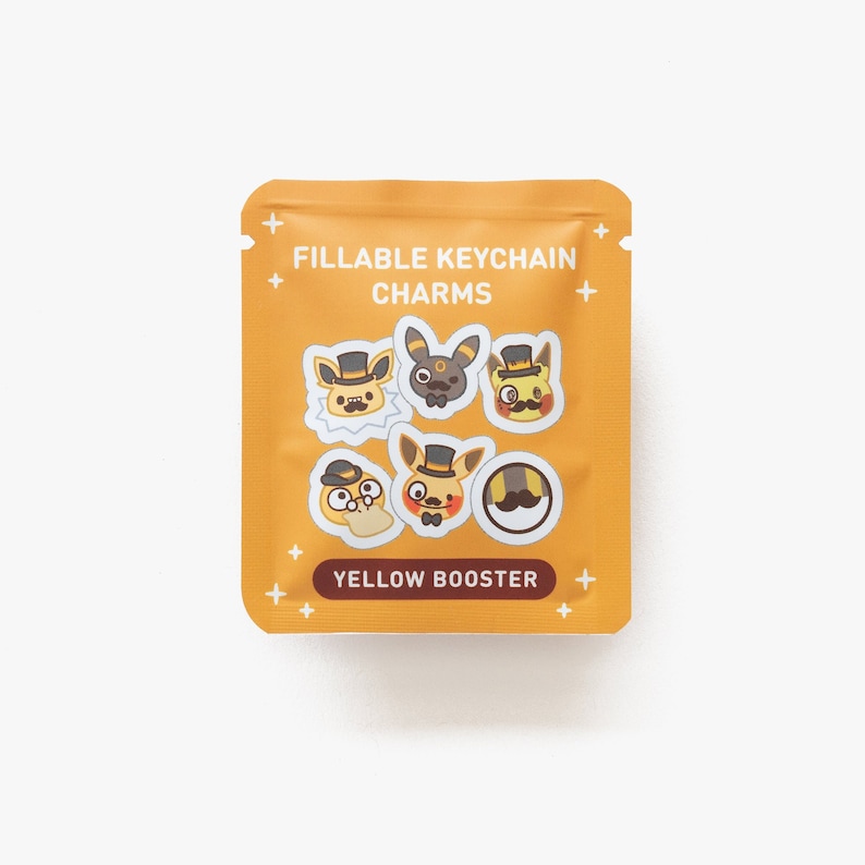 Gentlemon Fillable Keychain Charms Blind Booster Packs - Etsy