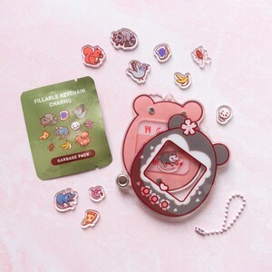 Garbage Fillable Keychain Charms Booster Pack - Etsy