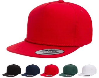 golf hat with rope on bill