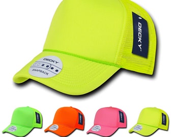 neon ball caps