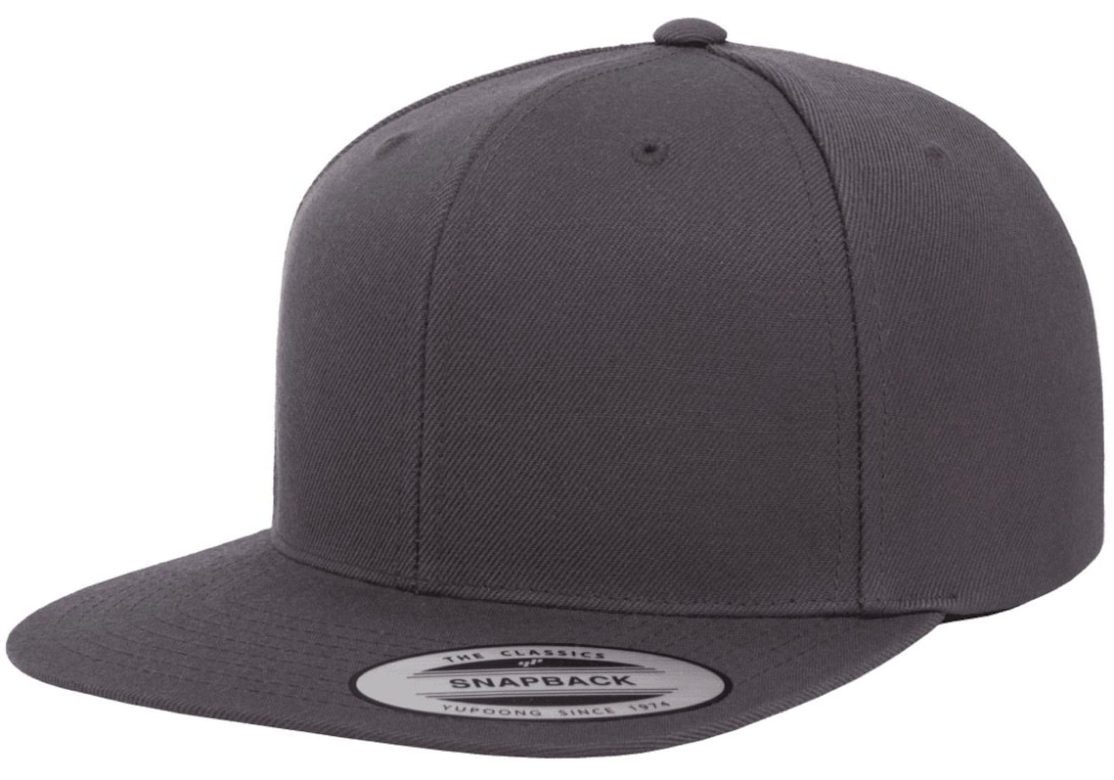 Yupoong Classics Premium Snapback Hat Flat Bill Cap Yupoong | Etsy