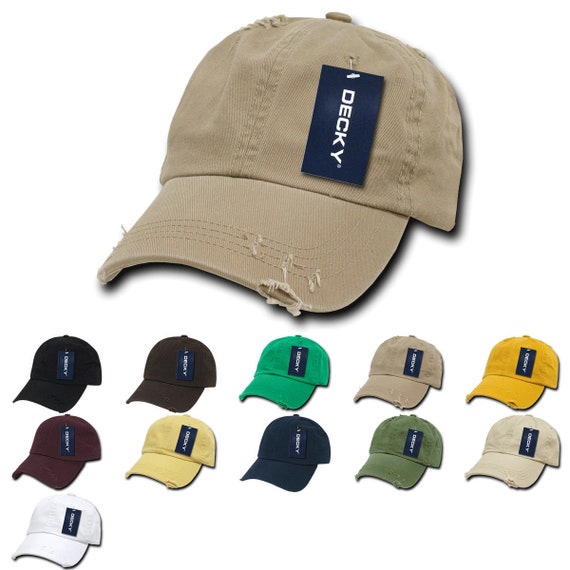 Dad hats with rips Clearance