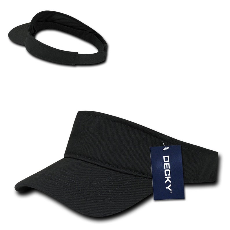Sports Visors Sun Visors 100 Cotton Decky 3001 Blank Etsy