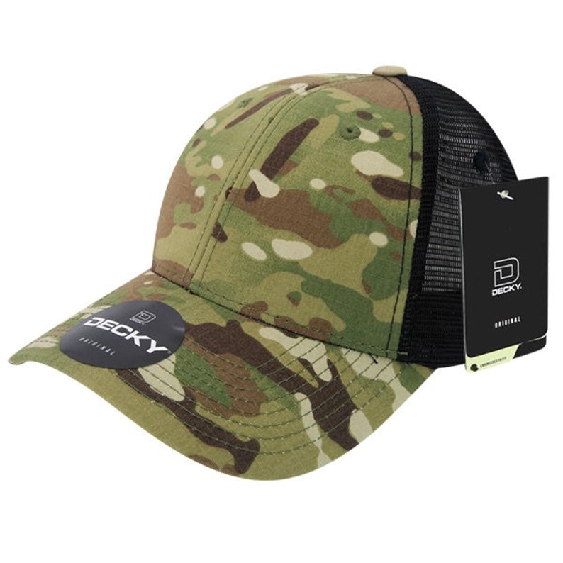 multicam trucker hat