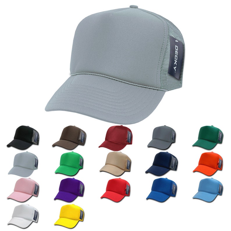 Lot 12 Trucker Foam Mesh Hats Baseball Caps Blank Hats Bulk Etsy