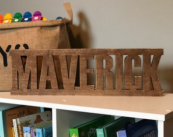 CUSTOM Wood Cut Laser Name | Wood Name Sign, Kid's Name Sign, 3D Wood Sign, Baby Shower Gift, Personalized Gift,Gift for baby,