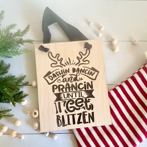 Reindeer Sign, Alcohol Reindeer Sign, Christmas Sign, Holiday Decor, funny