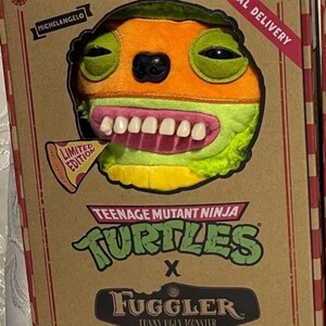 Fugglers TMNT – Michelangelo – Peluche Brutto Mostro Ufficiale Tartarughe Ninja - Foto 2