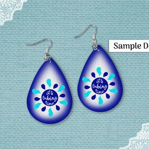 Vinyl Earrings Mockup Set, Faux Leather Earring Mock Up, SVG and Sublimation Mock-Up, JPG and Photoshop PSD Smart Object image 5