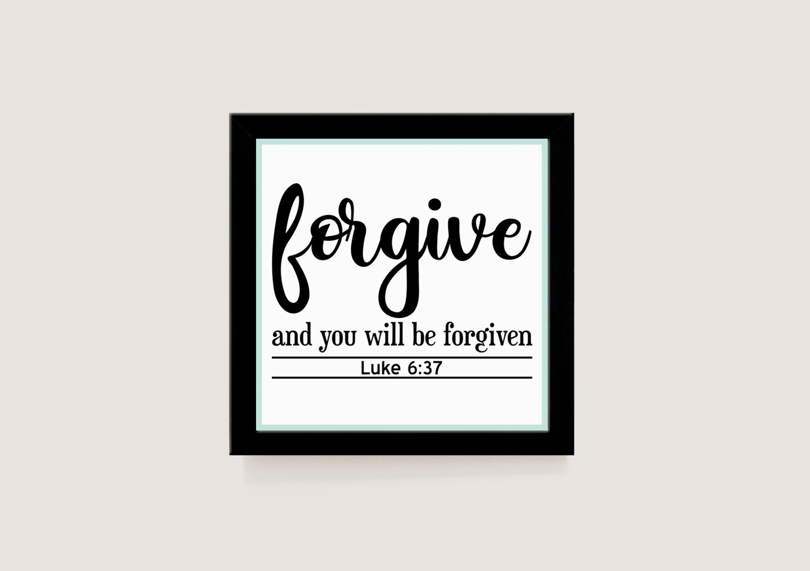 Forgive and you will be forgiven luke 6 37 svg bible verse etsy