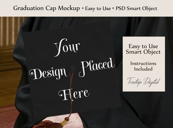 Download Graduation Hat Mockup Smart Object Cap And Gown Mockup Etsy Yellowimages Mockups
