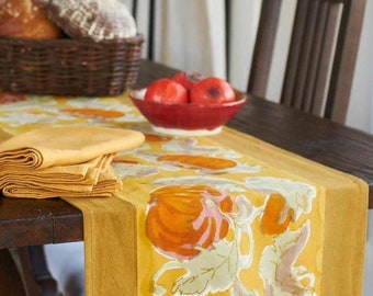 French Hand Painted Table Runners- Colorful Table Runners- Boutique Runners- French Runner-French Table Runner-