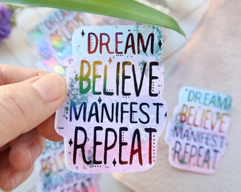 affirmation sticker journal sticker self love sticker planner sticker positive sticker decals quote foiled sticker laptop sticker