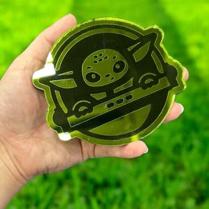 Tiny Force Alien Acrylic Coasters (Set of 2)