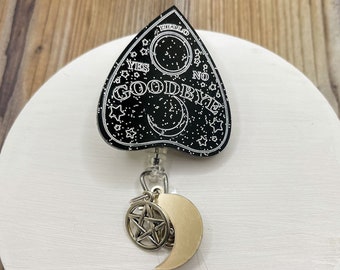 Planchette Badge Reel | Nerdy and Geeky Badge Reels for Nurses, Teachers