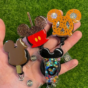 Mouse Park Snacks Badge Reels