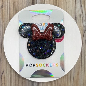 Rounded-Edge Mouse w/ Bow Decorated Authentic PopSocket™