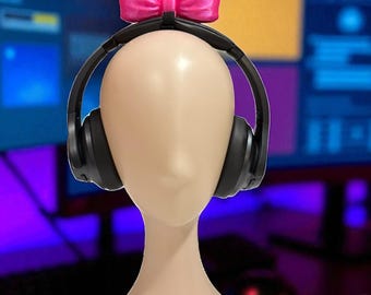 Cutesy Ribbon Bow Headphone Accessories | Ribbon Bow | Cute Aesthetic | Headphone accessories | Cosplay Accessories