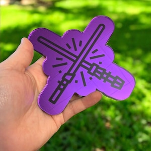 Light Blades Acrylic Coasters (Set of 2)