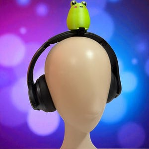 Frog Companion Hörlurstillbehör | Frog Companion | Gullig estetik | Hörlurstillbehör | Cosplay-tillbehör