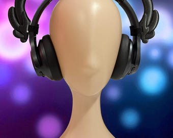 Dark Fantasy Ear Wings Headphone Accessories | Dark Ear Wings | Gothic Aesthetic | Headphone accessories | Cosplay Accessories