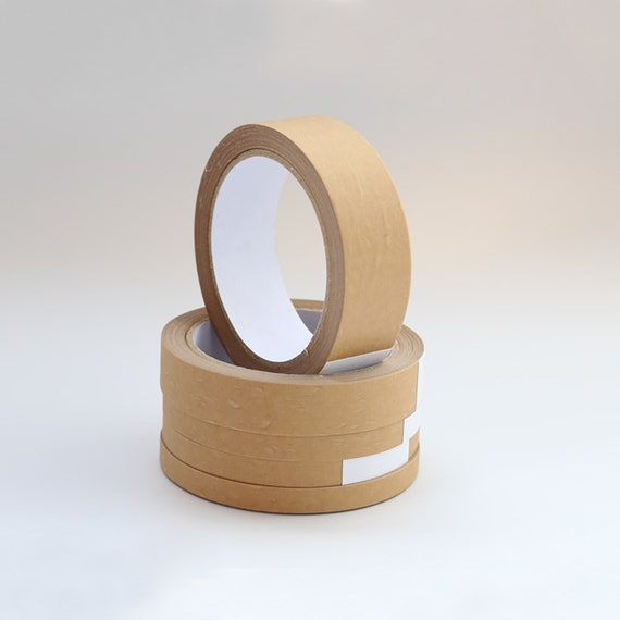 Kraft Paper Tape, Brown Paper Parcel Tape, Kraft Brown Packaging Tape,  Recyclable Tape, Thick, Thin Paper Tape 