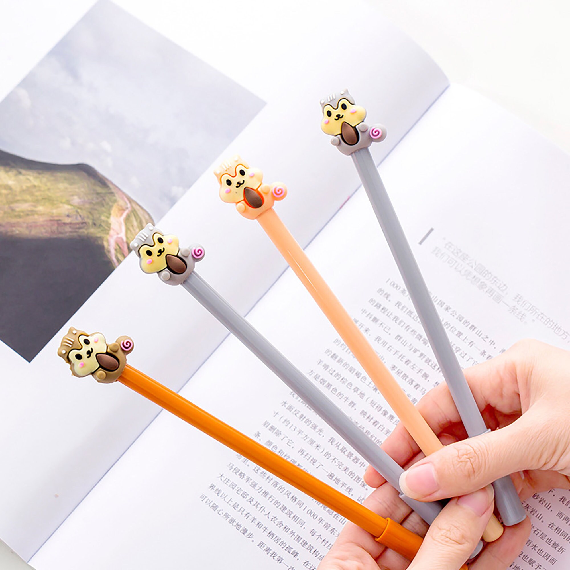 Cute Squirrel Pen Animal Pens Animal Stationery Novelty - Etsy UK