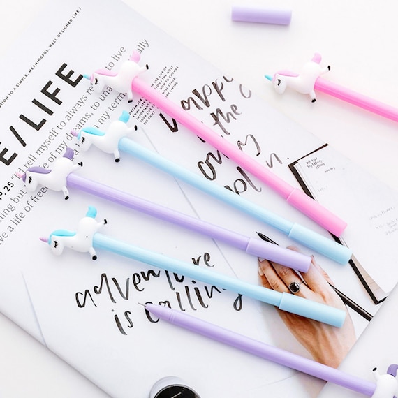 Creative Pack Of 2 Doll Hanging Gel Pens For Girls School Kids Stationery  Cute Gel Pen