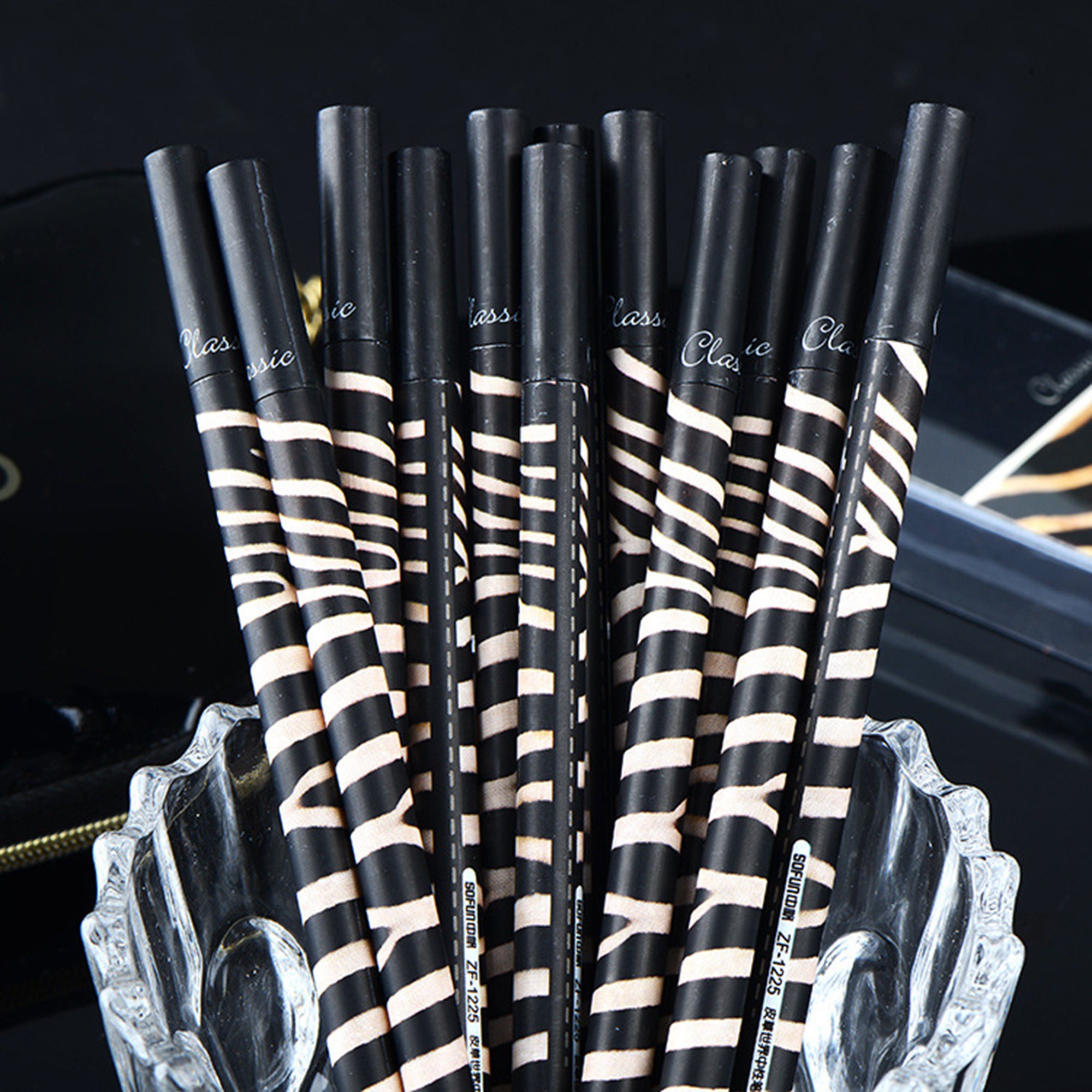 Zebra Print Pens Novelty Pens Zebra Stripe Pens Black or Etsy