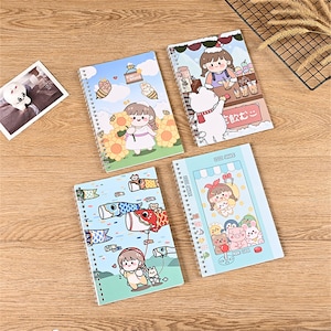 Reusable Sticker Book, Kawaii Reusable Sticker Album, 6x4 Inch Sticker Book,  Silicone Release Paper, Juice Sticker Storage Book 
