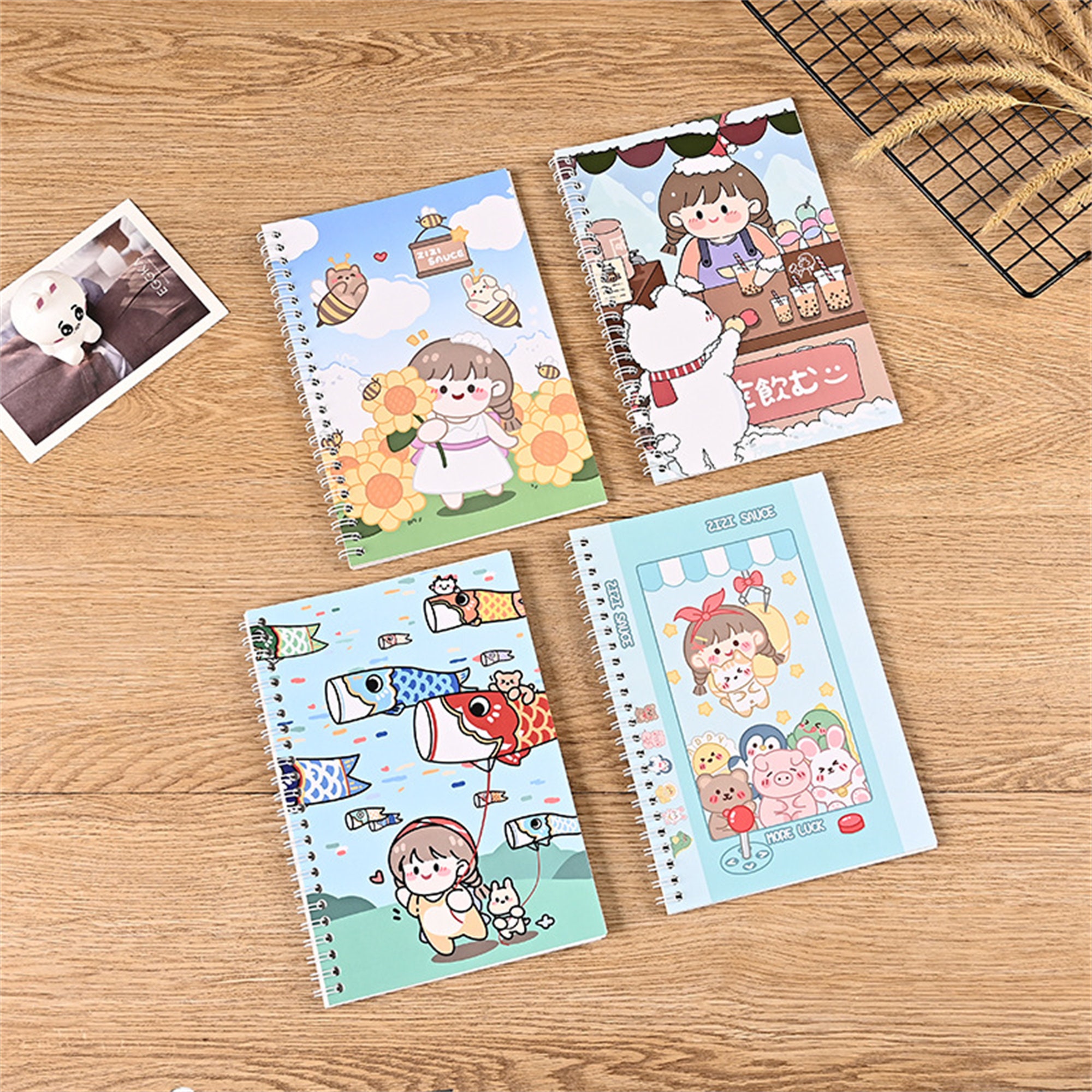 A4/A5 Size Sticker Collecting Album 40 Sheets PU Leather Cover Reusable Sticker  Book for DIY