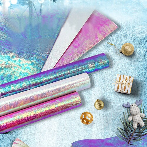 Luxury Foil Gift Wrap Sheet 50cm x 70cm Birthday Wedding Paper 3 Designs/Colours 