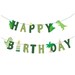 Dinosaur Birthday Bunting, Paper Garland, Boys Birthday Party Decorations, Birthday Party Decor 