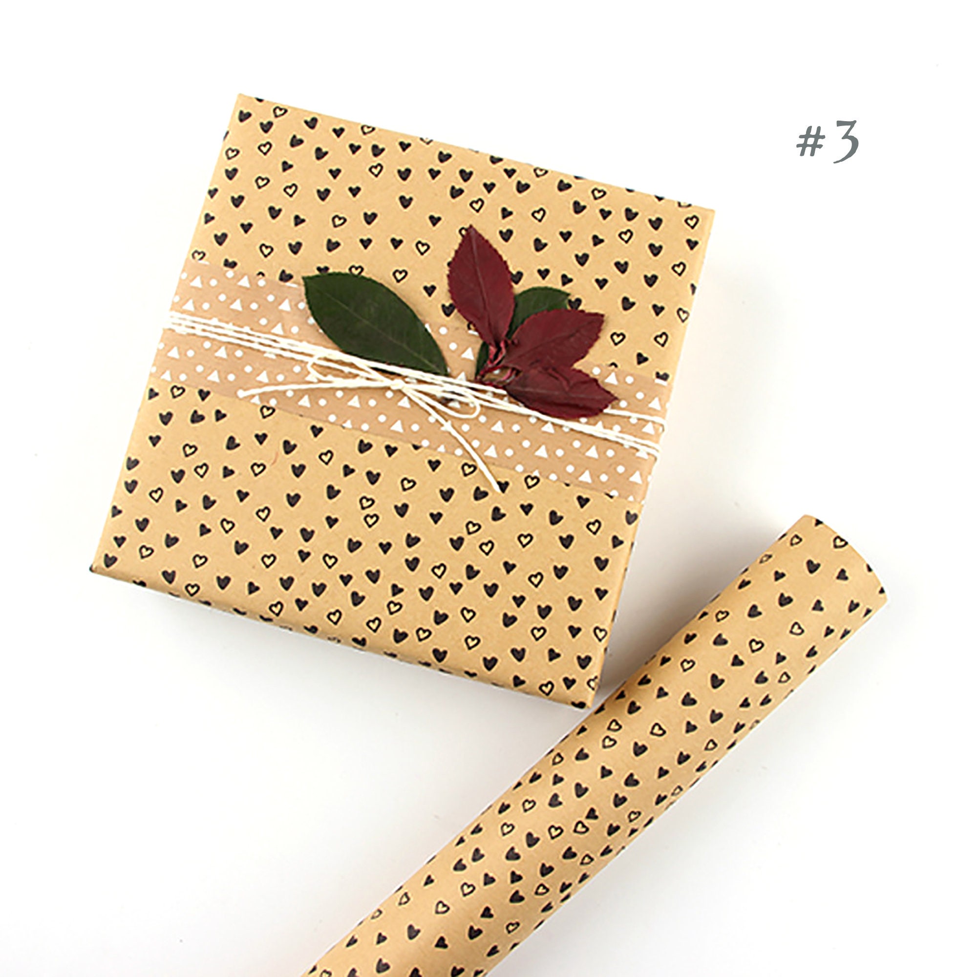 100% Recyclable Brown Kraft Wrapping Paper, 10m By The Danes