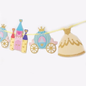 Princess Bunting, Fairytale Garland, Girls Birthday Party Decorations, Birthday Party Decor