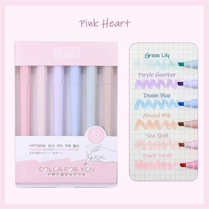 Highlighter Pens Marker Pens Retro Shade Markers School Etsy