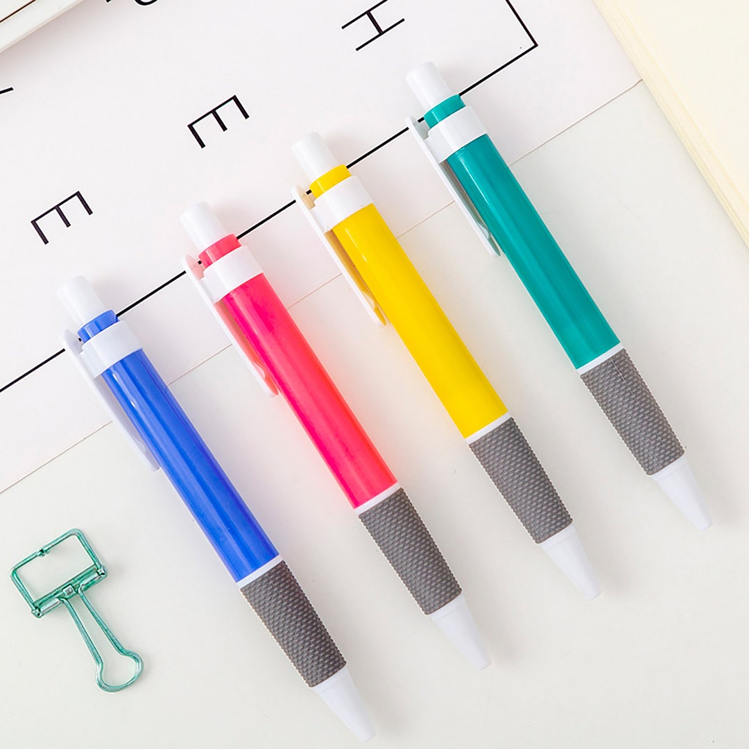 Fun Ballpoint Pens Blue Ink Comfort Grip Pen Pen - Etsy