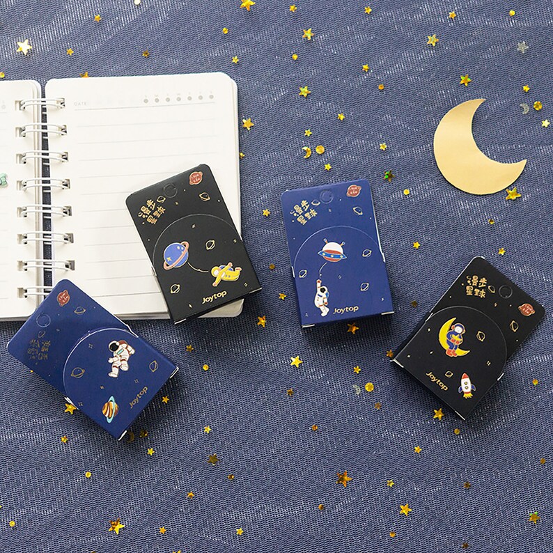 Cosmic Washi Tape Outer Space Washi Tape Rocket Washi Tape | Etsy