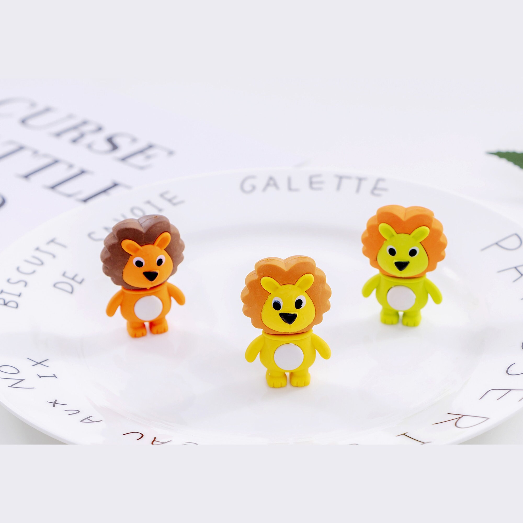 Cute Lion Erasers Kawaii Erasers for Kids School Supplies Etsy