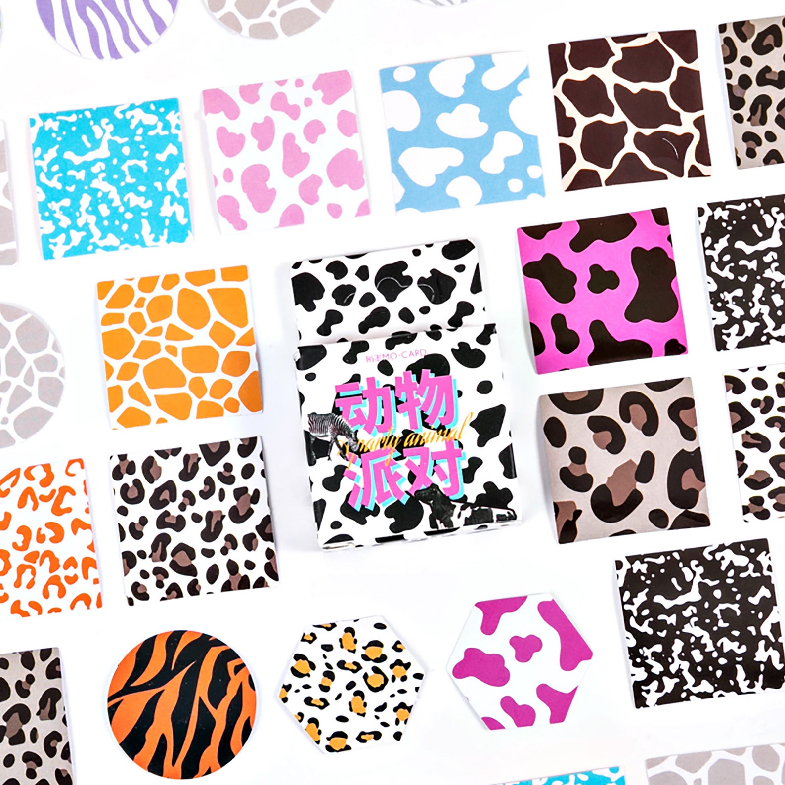 Animal Print Stickers Animal Print Labels Zebra Leopard Etsy UK