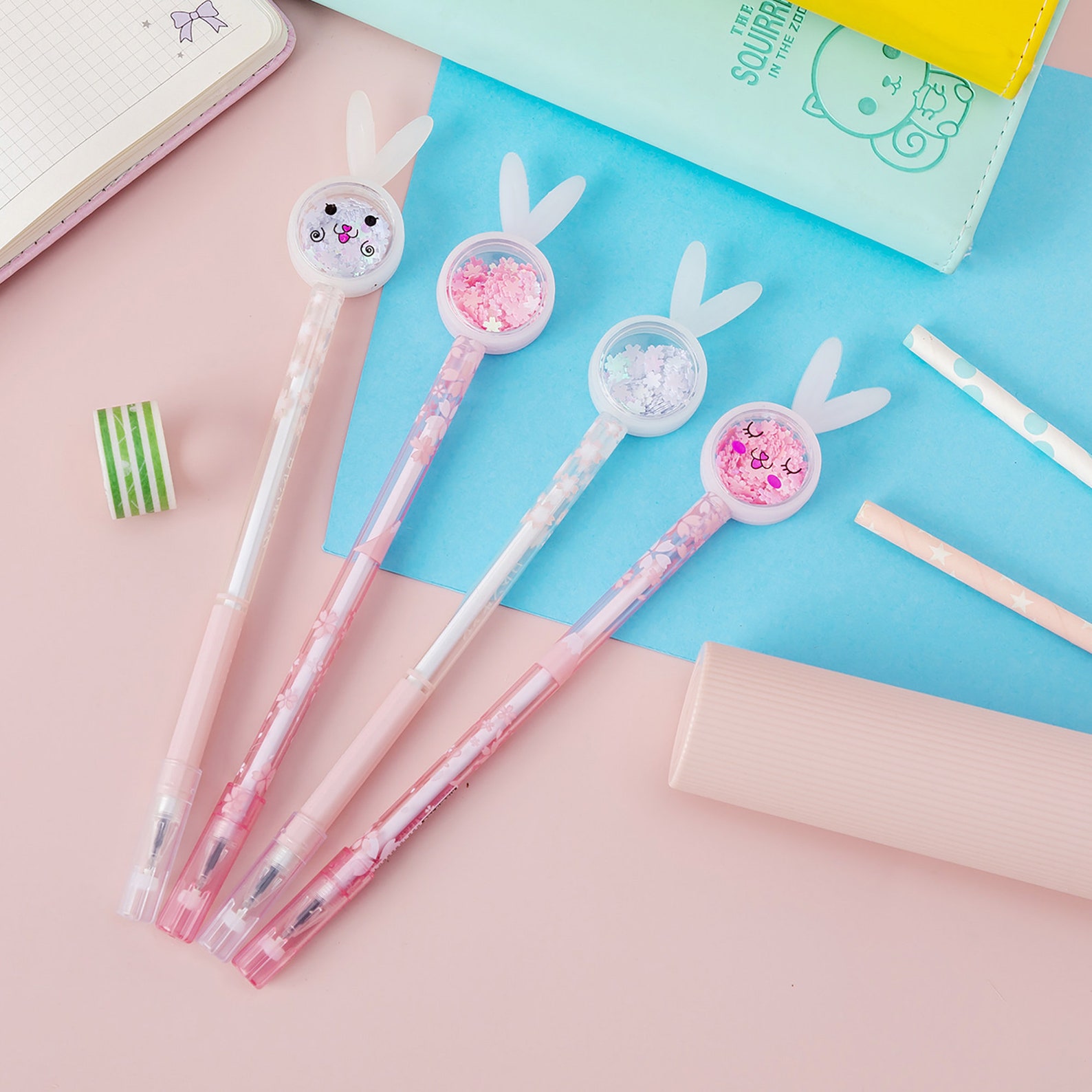 Cute Bunny Pen Rabbit Gel Pen Kids Novelty Pen Back to Etsy
