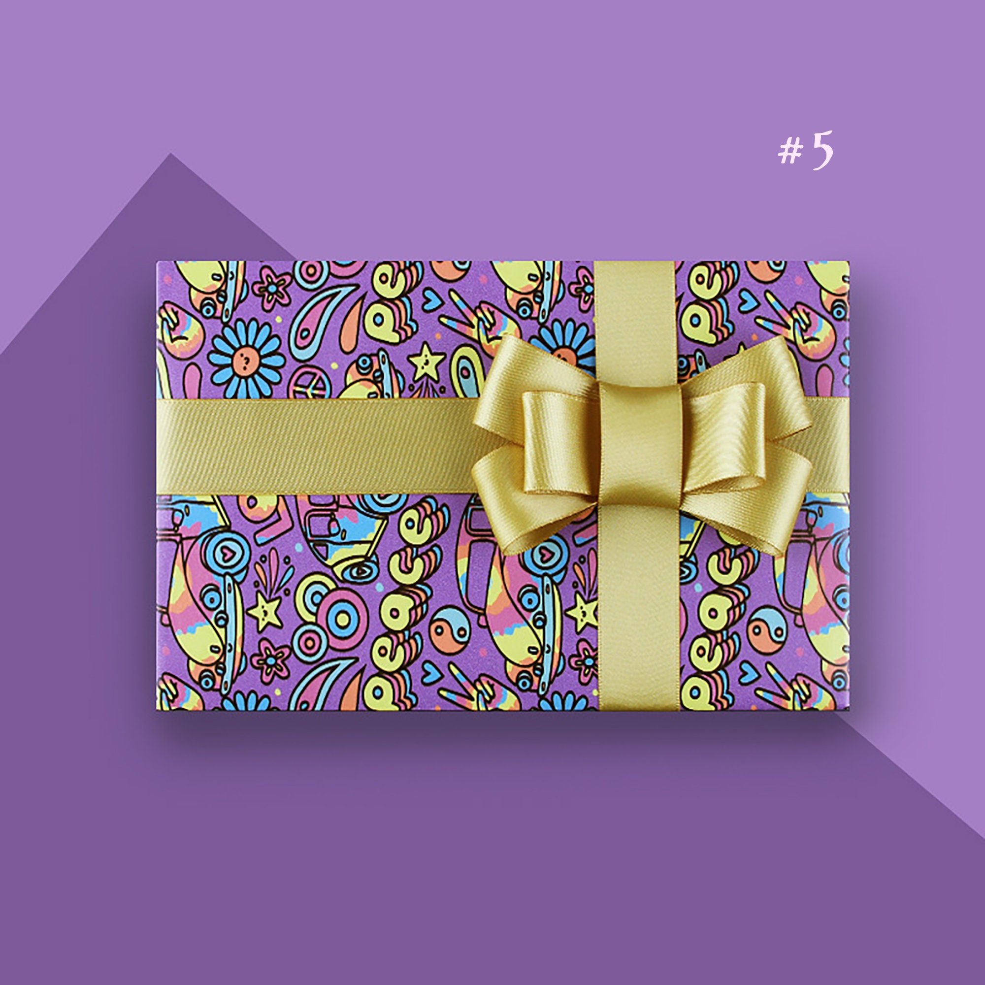 FLOWERS wrapping paper - Colourful gift wrap sheets (3, 6 or 12) - Republic  of Happy