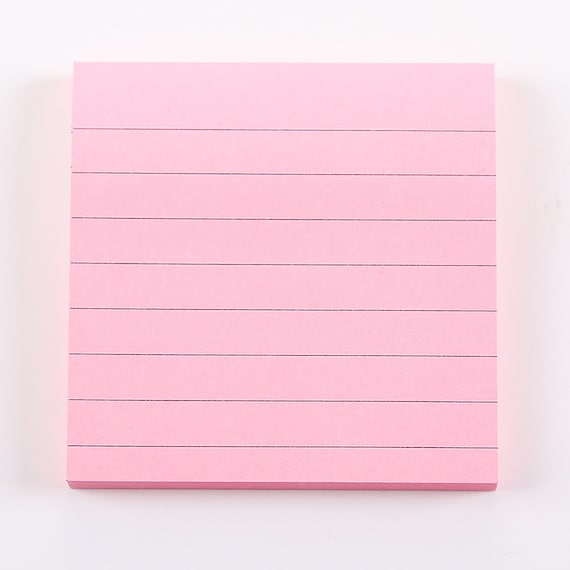 Vintage stationery Scratch Pad Late 70's- 80's 25 Sheets Per Pad (PINK)