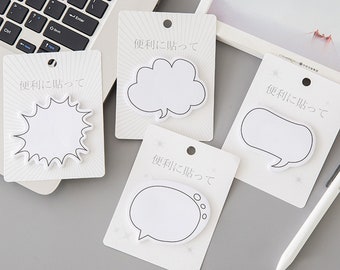 Black White Memo Pad Etsy