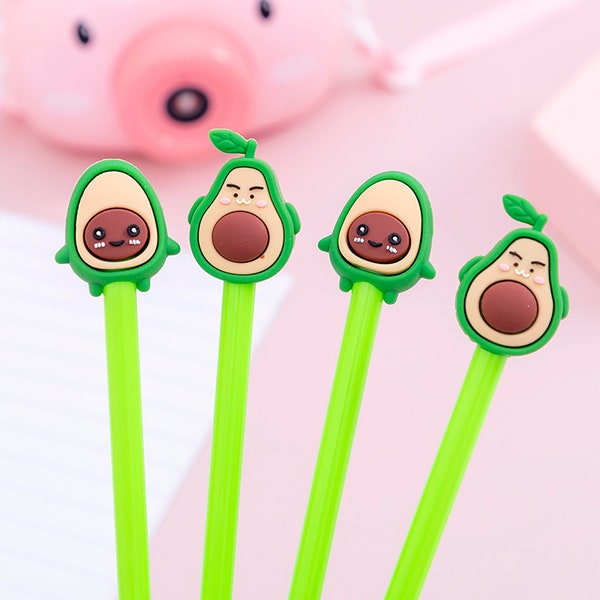 Cute Avocado Pen, Food Pens, Novelty Pens, Avocado Stationery, School Supplies