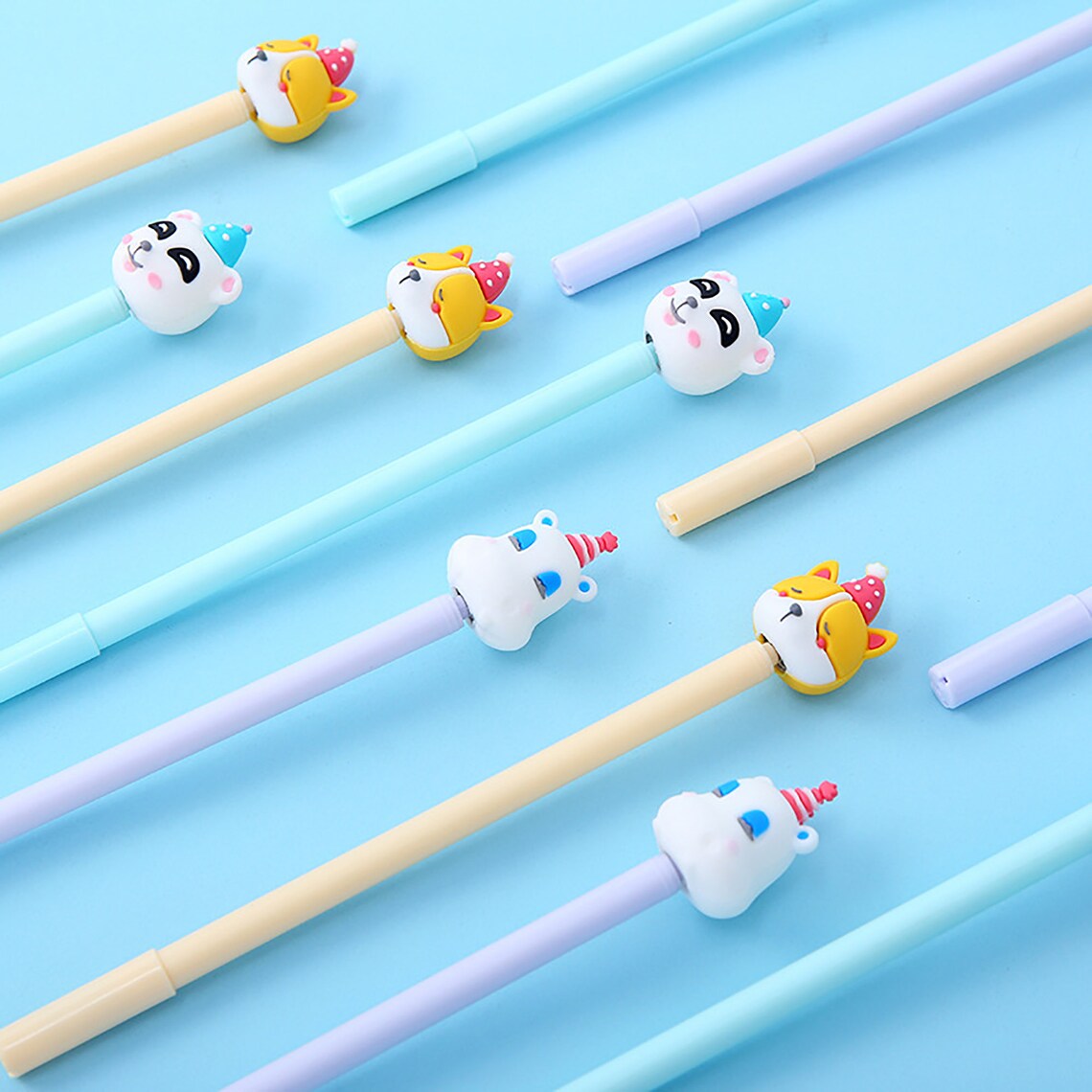 Spin Top Pens Cute Party Animal Pens Spinning Pens Etsy