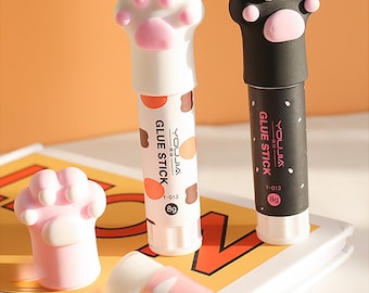 Glue Stick Cute Cartoon Plastic Solid Glue Children Stationery for Office  Schools Glue Stick